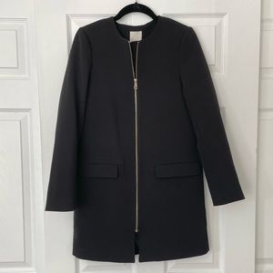 H&M Black Coat, Size 0